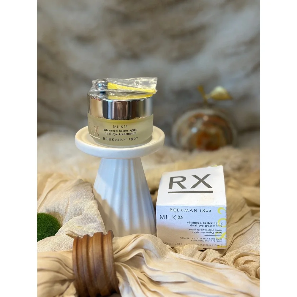 Beekman 1802 Milk RX Advanced Better Aging Dual Eye Treatments 0.68oz NIB